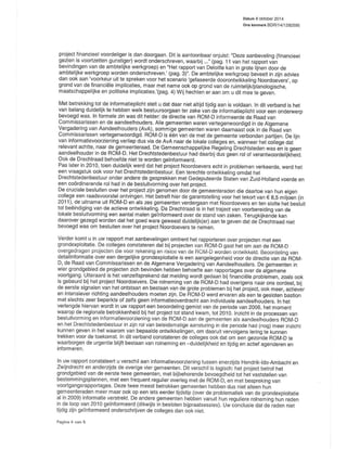 Onderzoek project Noordoevers 103 onafhankelijke onderzoekscommissie Drechtsteden
 