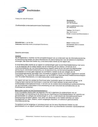 Onderzoek project Noordoevers 97 onafhankelijke onderzoekscommissie Drechtsteden
 