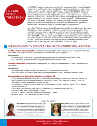 Ibcces Form.pdf Case Study.IBCCES Autism Certification Programs | PDF