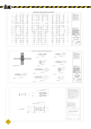 29
1
1
2
2
3
3
4
4
5
5
6
6
6"
6"
7
7
8
8
9
9
9"
9"
10
10
11
11
12
12
13
13
14
14
15
15
A A
BB
C C
D D
E E
F F
G G
H
H
I
I
J J
K K
L L
MM
N N
O O
P P
QQ
R R
S
T
U
V
0.3 0.1
0.10.9
0.1 0.3
0.11.0
0.8 0.1
0.10.3
0.1 0.3
0.10.9
0.3 0.1
0.10.7
0.8 0.1
0.10.3
0.1 0.3
0.11.0
0.3 0.1
0.10.9
0.8 0.1
0.10.3
0.1 0.3
0.10.9
0.3 0.1
0.10.9
0.1 0.3
0.11.0
0.3 0.1
0.10.8
0.1 0.30.10.9
0.3 0.1
0.30.8
0.1 0.3
0.70.2
0.3 0.1
0.70.2
0.1 0.3
0.80.3
0.3 0.1
0.70.2
0.2 0.3
0.11.0
0.3 0.2
0.11.0
0.1 0.3
0.80.1
0.3 0.1
0.30.8
0.1 0.3
0.70.2
0.70.2
0.3 0.10.1 0.3
0.80.3
0.8 0.1
0.10.3
0.1 0.8
0.10.3
0.1 0.2
0.41.0
0.4 0.1
0.11.0
0.2 0.3
0.11.1
0.3 0.1
1.00.1
1.3 0.1
0.10.2
0.1 0.3
0.11.1
0.3 0.1
0.70.2
0.30.1 0.8 0.10.1 0.8
0.30.1
0.9 0.1
0.10.3
0.1 0.30.1 0.3
0.30.7
0.1 1.0
0.30.1
0.3 0.1
1.00.1
0.60.4
0.30.1
0.3 1.1
0.40.2
0.30.1
1.0 0.1 0.1 0.8
0.10.3
0.10.3
0.7 0.2 0.3 0.1
1.1 0.1 0.1 0.9 1.1 0.3
1.1 0.30.1 1.00.8 0.10.1 1.30.3 0.11.1 0.30.1 1.00.8 0.10.3 1.1
0.1 0.3 0.3 0.2
0.1 0.3 0.3 0.1 0.1 0.3 0.3 0.1 0.1 0.3 0.8 0.3
0.1 0.3
0.3 0.1
0.2 0.3
0.3 0.1
0.1 0.4
1.3 0.1
0.1 1.01.10.1 1.3
0.40.10.1 0.9
0.3 0.2
0.3 0.1 0.3 0.8 0.1 0.2 0.4 0.6
0.1 0.5 0.7 0.2 0.5 0.5 0.4 0.1 0.6 0.4 0.2 0.2 0.3 0.1 0.1 0.3
0.3 0.1
0.2 0.3
0.7 0.20.1 0.90.3 0.10.2 0.30.3 0.10.1 0.80.8 0.10.1 1.1
0.3 0.2
0.1 0.3
1.0 0.10.1 1.30.3 0.10.2 0.30.7 0.20.1 0.81.0 0.10.1 1.1
0.1 1.0 0.8 0.1 0.1 0.8 1.0 0.1 0.3 1.1 0.8 0.1 0.1 0.8 1.0 0.1
0.3 0.10.3 0.30.3 0.10.1 0.30.3 0.10.1 0.3
0.4 0.2
0.1 0.30.30.10.10.3
0.40.20.20.2
0.3 0.10.2 0.20.3 0.10.1 0.30.3 0.1
0.1 1.01.0 0.1
0.1 0.30.3 0.10.10.30.30.10.10.3
0.40.20.20.40.10.3
0.60.40.11.0
0.10.3
0.30.20.30.3
0.70.21.00.1
0.11.00.11.00.10.21.00.50.60.60.80.80.1
0.70.11.00.10.80.30.90.1
0.30.10.10.30.20.70.90.20.11.30.10.30.30.30.20.20.80.30.90.1
0.10.90.30.8
0.20.2
0.70.20.80.31.00.1
0.30.3
0.80.3
0.30.1
0.10.3
0.10.3
0.30.3
0.20.70.10.3
0.10.3
0.31.1
0.30.10.20.2
0.70.2
1.00.10.90.2
0.20.2
0.20.2
1.00.40.30.10.20.20.20.20.50.40.10.9
0.90.10.60.5
0.20.2
0.20.3
0.10.3
0.11.30.60.5
0.30.3
0.20.3
0.70.2
0.20.7
0.20.7
0.11.0
0.11.00.1
1.00.10.20.70.50.6
1.1
0.10.30.20.20.30.30.40.51.00.1
0.80.10.60.8
0.90.10.80.3
ø 0.5
ø
0.5
ø
0.5
ø
0.5
0.10.4
0.03.60.1
0.13.60.1
0.40.1
4.9 0.1
0.00.5
0.1 4.9 0.1
0.40.1
4.9 0.1
0.10.4
4.9 0.1
0.30.2
0.1 0.40.4 0.1
0.61.03.50.1
0.61.03.50.1
0.1 4.9
0.00.5
0.1 4.9
0.40.1
0.1 4.9
0.10.4
0.1 4.9 0.1
0.10.4
0.30.1
0.30.10.20.2
1.1
C
1
C
4
C
4
C
6
C
3
C
3
C
3
C
3
C
2
C
2
C
2
C
4
C
8
C
4
C
8
C
4
C
1
C
5
C
3
C
3
C
6
C
2
C
7
C
5
C
7
C
7
C
8
C
3
C
7
C
4
C
3
C
4
C
2
C
4
C
3
C
2
C
4
C
4
C
8
C
2
C
7
C
9
C
9
C
4
C
4
C
3
C
3
C
3
C
3
C
3
C
2
C
4
C
4
C
4
C
8
C
3
C
8
C
3
C
4
C
7
C
3
C
5
C
6
C
2
C
7
C
3
C
7
C
5
C
7C
3
C
7
C
4
C
3
C
4
C
2
C
4
C
3
C
2
C
4
C
4
C
8
C
3C
7
C
9
C
9
C
3
C
7
C
7
C
3
C
5
C
7
C
6
C
4
C
7
C
3
C
3
C
2
C
5
C
4
C
4
C
3
C
8
C
6
C
3
C
8
C
8
C
7
C
7
C
2
C
2
C
8
C
3
C
3
C
3
C
3
C
7
C
4
C
7
C
7
C
3
C
3
C
3
C
4
C
8
C
3C
4
C
3
C
3
C
8
C
2
C
4
C
4
C
2
C
3
C
2
C
3
C
4
C
2
C
2
C
3
C
2
C
4
C
3
C
1
C
2
C
3
C
4
C
2
4.9 2.5 4.9 5.3 2.3 2.8 2.1 2.5 1.5 0.6 2.8 2.3 5.3 4.9 2.5 4.9
3.23.53.60.41.84.12.21.03.51.91.92.61.82.24.33.53.3
Scale
Checked by
Drawn by
Date
Project number
Prepaired by :
Hossam Tareq
Ahmed Yehia Ali
Islam Mamdouh
Ahmed Fathi
Ahmed Soliman
Reem Mahmoud
Kirolos
Mohamed Rafaat
Notes:
-All dimensions must be revised by
contractor on-site.
-The contractor shall sumbit samples of
all materials to be used prior to excution
for approval from the consultant.
-Concrete Cubes Strength (Fcu) after 28
days from casting shouldn't be less than
30 N/mm2.
-Steel used is 400/600 high grade for
main steel and 240 for stirrups.
-Columns Dowels shhouldn't be less than
1.25 m or 65T which greater.
-Columns Stirrups shoud last in the
intersection between beams & Columns.
-Concrete Cover shouldn't be less than
250mm.
-Bent bars should be taken according to
ECP.
This Sheet is created via Revit Structure 2015
1 : 100
Col & Axes
1
CUFE Hospital
ECG
18/10/2015
Hossam Tareq
Ahmed Yehia
S.3
14T20
0.40
0.80
TIES T10 @ 200mm
C1 (400*800)
0.40 1.00
C2 (400*1000)
14T22
TIES T10 @200mm
0.90
0.40
14 T 22 TIES T10 @ 200mm
C3 (400*900)
24 T20
0.40
1.10
C4 (400*1100)
TIES T10 @200mm
0.40
1.20
18 T22 TIES T10 @200mm
C5 (400*1200)
0.40
1.50
22 T25 TIES T10 @200mm
C6 (400*1500)
1.10
0.50
20 T22 TIES T10@200mm
C7 (500*1100)
0.60
1.40
26 T25
TIES T10 @200mm
C7(600*1400)
11 T18 TIES T10 @200mm
C9 (D=500)
1 : 25
Longitudinal Section
1
1 : 20
C1
2 1 : 20
C2
3
1 : 20
C3
4 1 : 20
C4
5
1 : 20
C5
6
1 : 20
C6
7
1 : 20
C7
8
1 : 20
C8
9
1 : 20
C9
10
Scale
Checked by
Drawn by
Date
Project number
Prepaired by :
Hossam Tareq
Ahmed Yehia Ali
Islam Mamdouh
Ahmed Fathi
Ahmed Soliman
Reem Mahmoud
Kirolos
Mohamed Rafaat
Notes:
-All dimensions must be revised by
contractor on-site.
-The contractor shall sumbit samples of
all materials to be used prior to excution
for approval from the consultant.
-Concrete Cubes Strength (Fcu) after 28
days from casting shouldn't be less than
30 N/mm2.
-Steel used is 400/600 high grade for
main steel and 240 for stirrups.
-Columns Dowels shhouldn't be less than
1.25 m or 65T which greater.
-Columns Stirrups shoud last in the
intersection between beams & Columns.
-Concrete Cover shouldn't be less than
250mm.
-Bent bars should be taken according to
ECP.
This Sheet is Created via Revit Structure 2015
As indicated
COLUMNS
Sections
1
CUFE Hospital
ECG
9/10/2015
Hossam Tareq
Ahmed Yehia
S.1
 