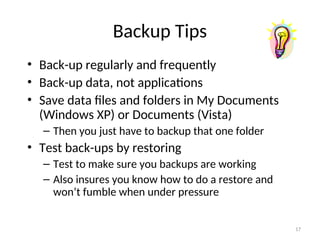 Backup Files Computer Science C6_File_Management_ in computer science0.ppt