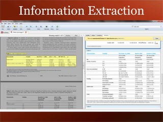 Information Extraction 
 