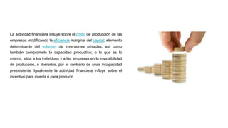 Importancia de las finanzas en la economía nacional | PPTX