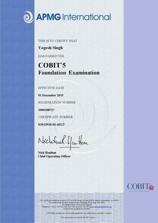 COBIT5_Cert