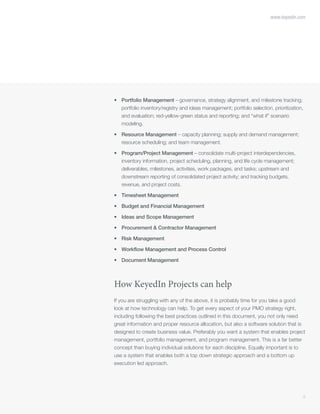 PMO and PPM Best Practices | PDF