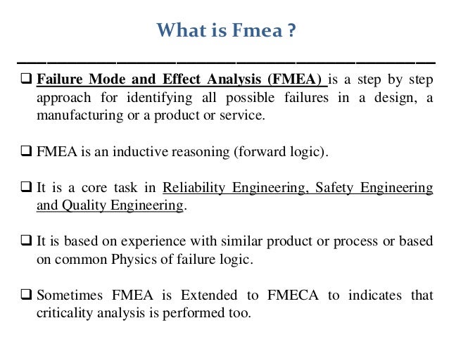 what is fmea