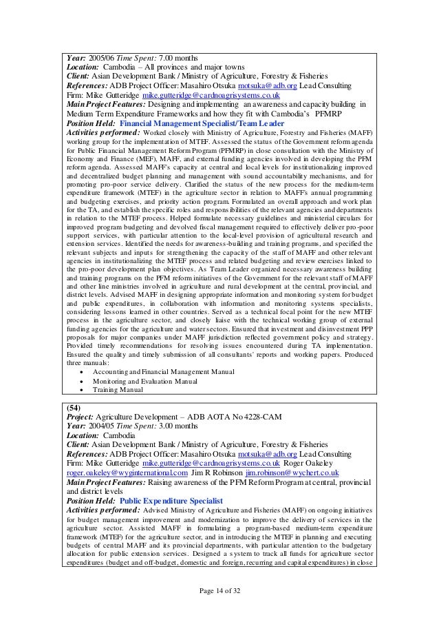 A Master CV June 2016