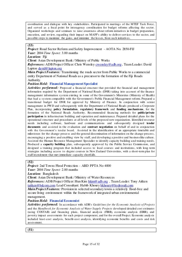 A Master CV June 2016