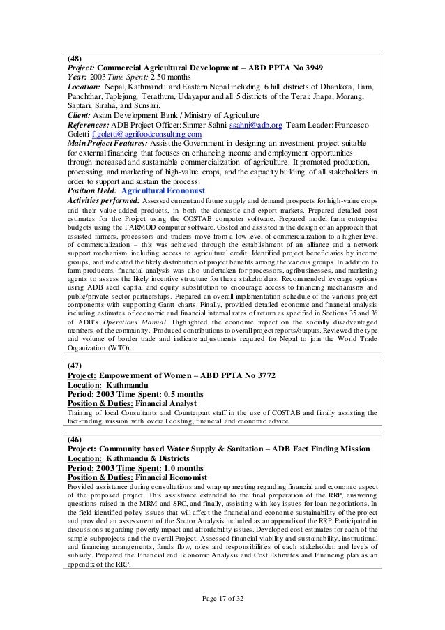 A Master CV June 2016