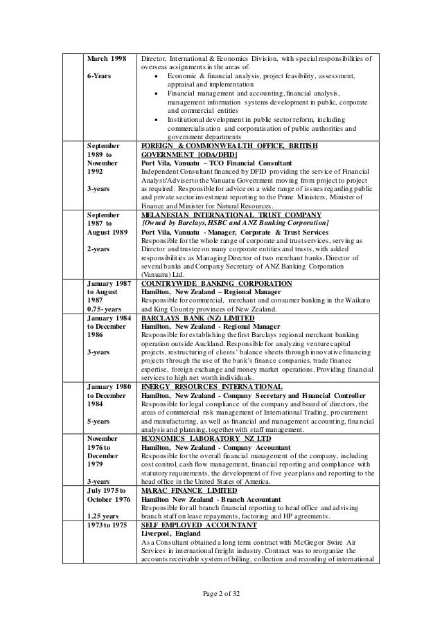 A Master CV June 2016