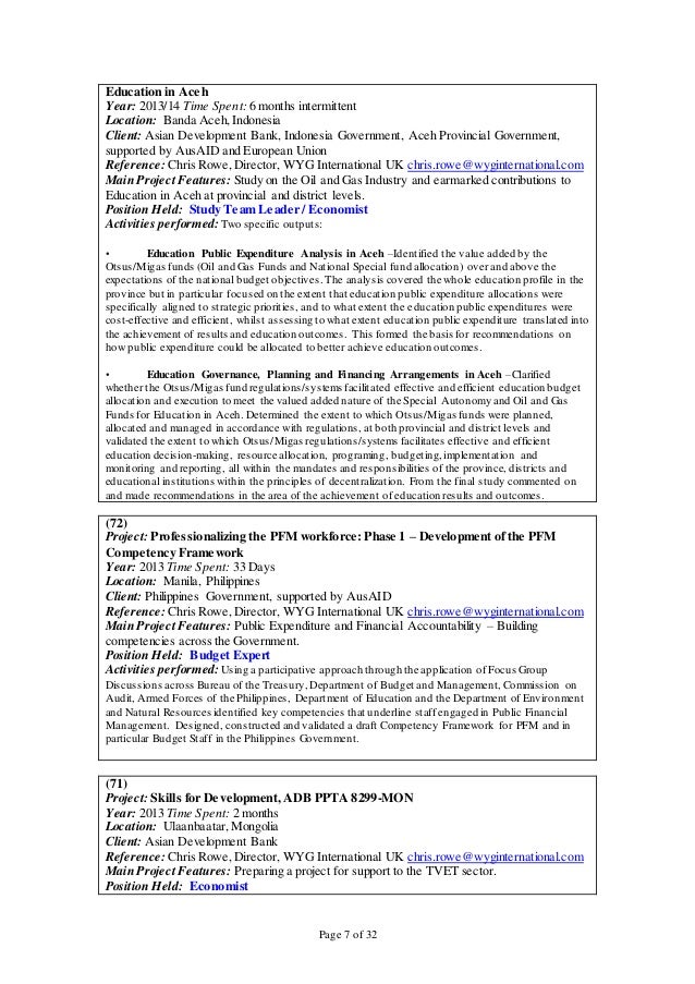 A Master CV June 2016