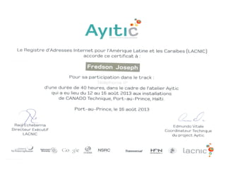 Certificats_Ayitec
