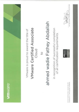Certified VMWare Cloud