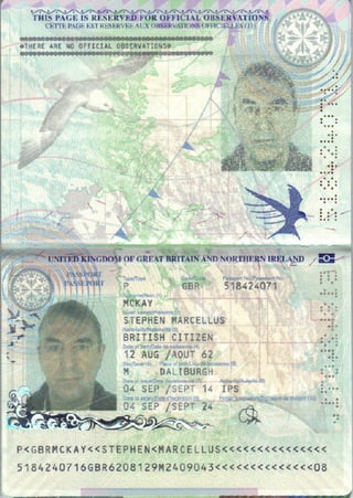 Stephen M McKay - Second Passport 2024
