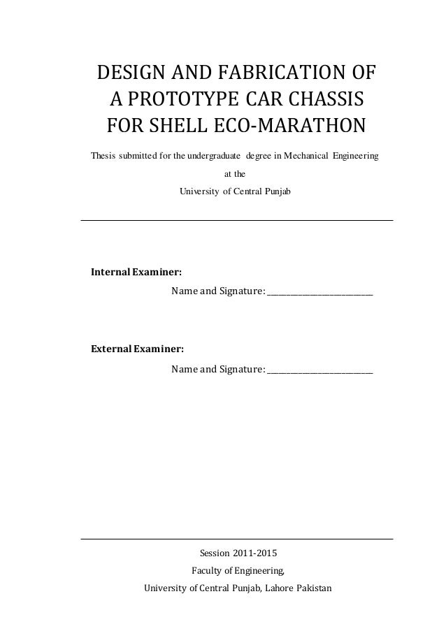 mechanical executive undergraduate thesis mechanical industrial undergraduate thesis
