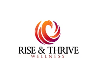 Rise and Thrive Logo BLACK