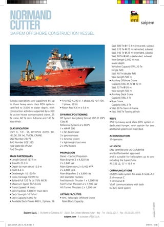 Normand Ranger Rov Normand Cutter | PDF