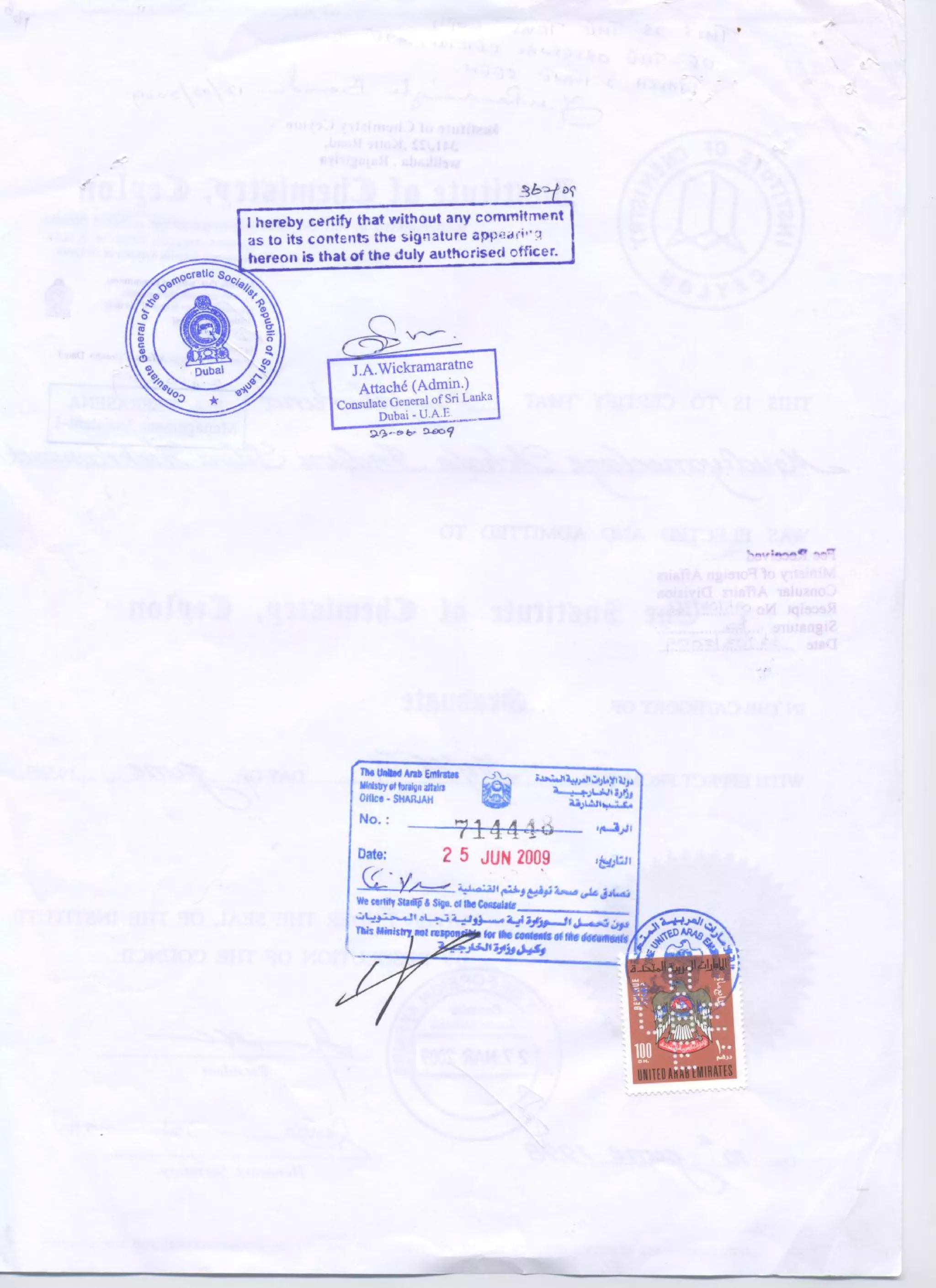 I Chem Degree Attested | PDF