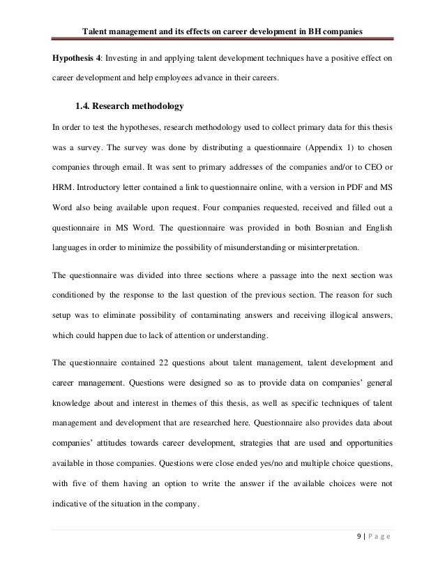 Help on dissertation talent management