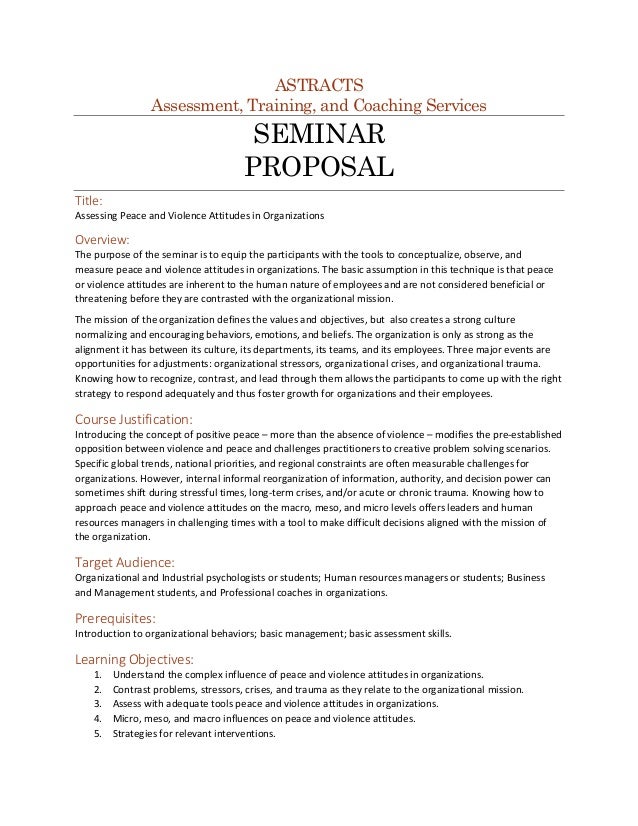 Workshop Proposal Examples - 11+ in PDF, DOC | Examples