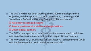 Ventilator-Associated Event (VAE2) | PPTX Ventilator-Associated Event (VAE2) | PPTX