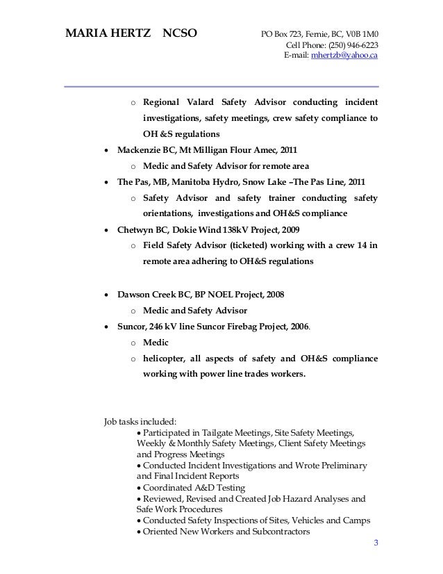 Maria Hertz Resume 2014.09.30