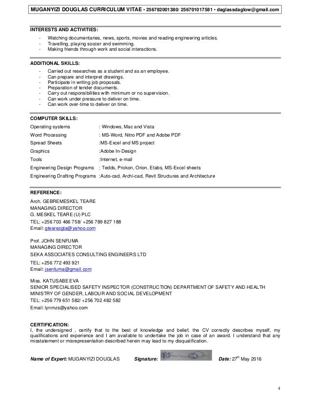 Douglas curriculum vitae 05 image