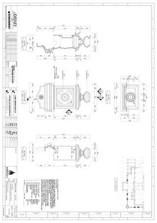 E
D
C
B
A
10987654321
A
10987654321
D
B
E
F
F
DESCRIPTIONOFREVISIONSISSUEDFOR
DRAWINGNO.REVISIONNO.
SHEETTITLE
UNITNAME
PROJECTAREA
ISSUENO.DATE
PROJECTNO./PKG.CODE
APPROVER
PROJECTMANAGER
VERIFIER
CHECKER
DESIGNER
项目区域
子项名称
图纸名称
审定
项目负责人
审核
校对
设计
日期版本内容修订内容
项目编号
图号版次
版号.
项目名称
DISCIPLINELD
专业负责人
SIGNATURE:
签名:
OFFICIALSTAMP
出图专用章
REV.NO.
修订号.
LDIREVIEW
设计院审定人业主审定人
SIGNATURE:
签名:
SIGNATURE:
签名:
SIGNATURE:
签名:
SIGNATURE:
签名:
SIGNATURE:
签名:
SIGNATURE
签名
SIGNATURE
签名
业主设计经理
业主专业负责人
CONFIRMATIONARCH
建筑会签
CONFIRMATIONSTRUCT
结构工程会签
CONFIRMATIONMECH
机械工程会签
CONFIRMATIONELEC
电气工程会签
SHANGHAICONSTRUCTIONGROUPSHARECO.,LTD.
工程承包商：
Contractor
深化设计：
ShopDrawing
SHANGHAICONSTRUCTION
DESIGN&RESEARCHINSTITUTECO.,LTD.
PHASE
阶段
CONFIRMED
会 签
COMPANY NAME
单位名称
TECHNICAL LEADER
技术负责人
COMPANY NAME
单位名称
TECHNICAL LEADER
技术负责人
COMPANY NAME
单位名称
TECHNICAL LEADER
技术负责人
COMPANY NAME
单位名称
TECHNICAL LEADER
技术负责人
01
12
23
34
45
56
67
78
89
设计单位审阅仅确认本设计图纸符合设计师原设计意图
GRCPRODUCTDESIGN
GRC产品设计
GC4-SD-001224B
025FEB14
10OCT13
FANTASYLAND
401-奇幻童话城堡
A-510-GFRCRAILPRODUCTDRAWING
A-510-栏杆产品示意图
401-ENCHANTEDSTORYBOOKCASTLE
梦幻世界
SDL-401-00-00PSD
A-510-PSD-076
无异议
修改指定处无
需重新提交
修改指定处，
并重新提交
退回，修订并
重新提交
无效
未审阅仅作
记录）
审阅人:日期
加工图提交项审阅
本次审阅仅检查是否大致符合所适用的设计概念及合同要求。
该审阅并不检查尺寸，细节，数量或工序的正确性，
且上海迪士尼度假区不据此作任何陈述亦不承担任何责任。
除非出具单独书函或修改指令予以明确不允许对合同要求作出修改。
二层
 