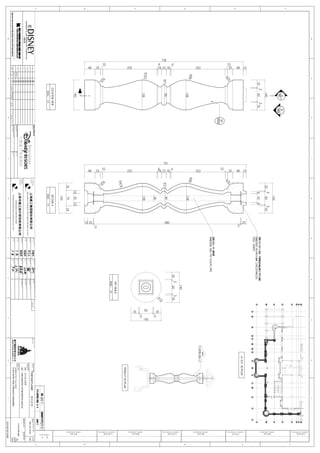 E
D
C
B
A
10987654321
A
10987654321
D
B
E
F
F
DESCRIPTIONOFREVISIONSISSUEDFOR
DRAWINGNO.REVISIONNO.
SHEETTITLE
UNITNAME
PROJECTAREA
ISSUENO.DATE
PROJECTNO./PKG.CODE
APPROVER
PROJECTMANAGER
VERIFIER
CHECKER
DESIGNER
项目区域
子项名称
图纸名称
审定
项目负责人
审核
校对
设计
日期版本内容修订内容
项目编号
图号版次
版号.
项目名称
DISCIPLINELD
专业负责人
SIGNATURE:
签名:
OFFICIALSTAMP
出图专用章
REV.NO.
修订号.
LDIREVIEW
设计院审定人业主审定人
SIGNATURE:
签名:
SIGNATURE:
签名:
SIGNATURE:
签名:
SIGNATURE:
签名:
SIGNATURE:
签名:
SIGNATURE
签名
SIGNATURE
签名
业主设计经理
业主专业负责人
CONFIRMATIONARCH
建筑会签
CONFIRMATIONSTRUCT
结构工程会签
CONFIRMATIONMECH
机械工程会签
CONFIRMATIONELEC
电气工程会签
SHANGHAICONSTRUCTIONGROUPSHARECO.,LTD.
工程承包商：
Contractor
深化设计：
ShopDrawing
SHANGHAICONSTRUCTION
DESIGN&RESEARCHINSTITUTECO.,LTD.
PHASE
阶段
CONFIRMED
会 签
COMPANY NAME
单位名称
TECHNICAL LEADER
技术负责人
COMPANY NAME
单位名称
TECHNICAL LEADER
技术负责人
COMPANY NAME
单位名称
TECHNICAL LEADER
技术负责人
COMPANY NAME
单位名称
TECHNICAL LEADER
技术负责人
01
12
23
34
45
56
67
78
89
设计单位审阅仅确认本设计图纸符合设计师原设计意图
GRCPRODUCTDESIGN
GRC产品设计
GC4-SD-001224B
025FEB14
10OCT13
QUANTITY(数量）
245件F1/GFRC/08.1-1
NO.(编号）
FANTASYLAND
401-奇幻童话城堡
A-510-GFRCRAILPRODUCTDRAWING
A-510-栏杆产品示意图
401-ENCHANTEDSTORYBOOKCASTLE
梦幻世界
SDL-401-00-00PSD
A-510-PSD-069
(316L)
 