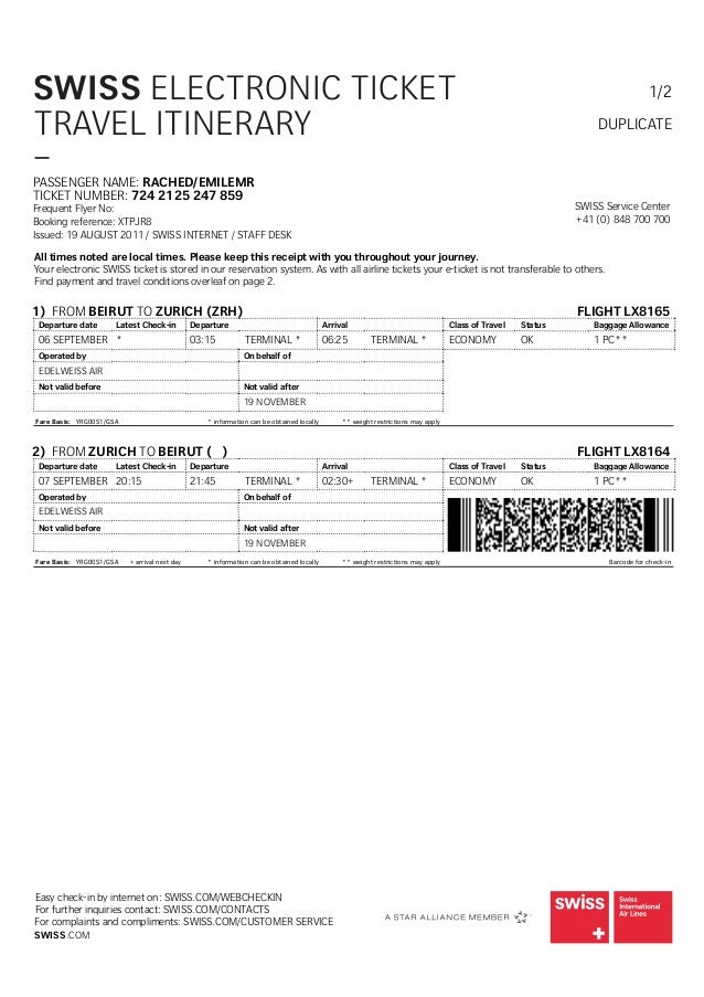 e ticket_7242125247859 swiss frequent flyer