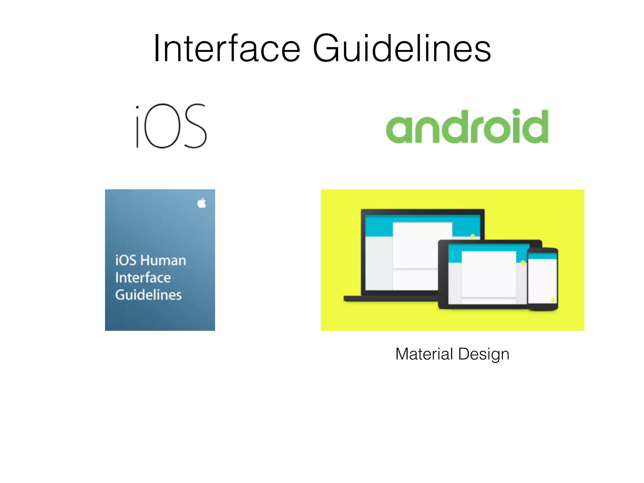 Interface Guidelines Material Design 