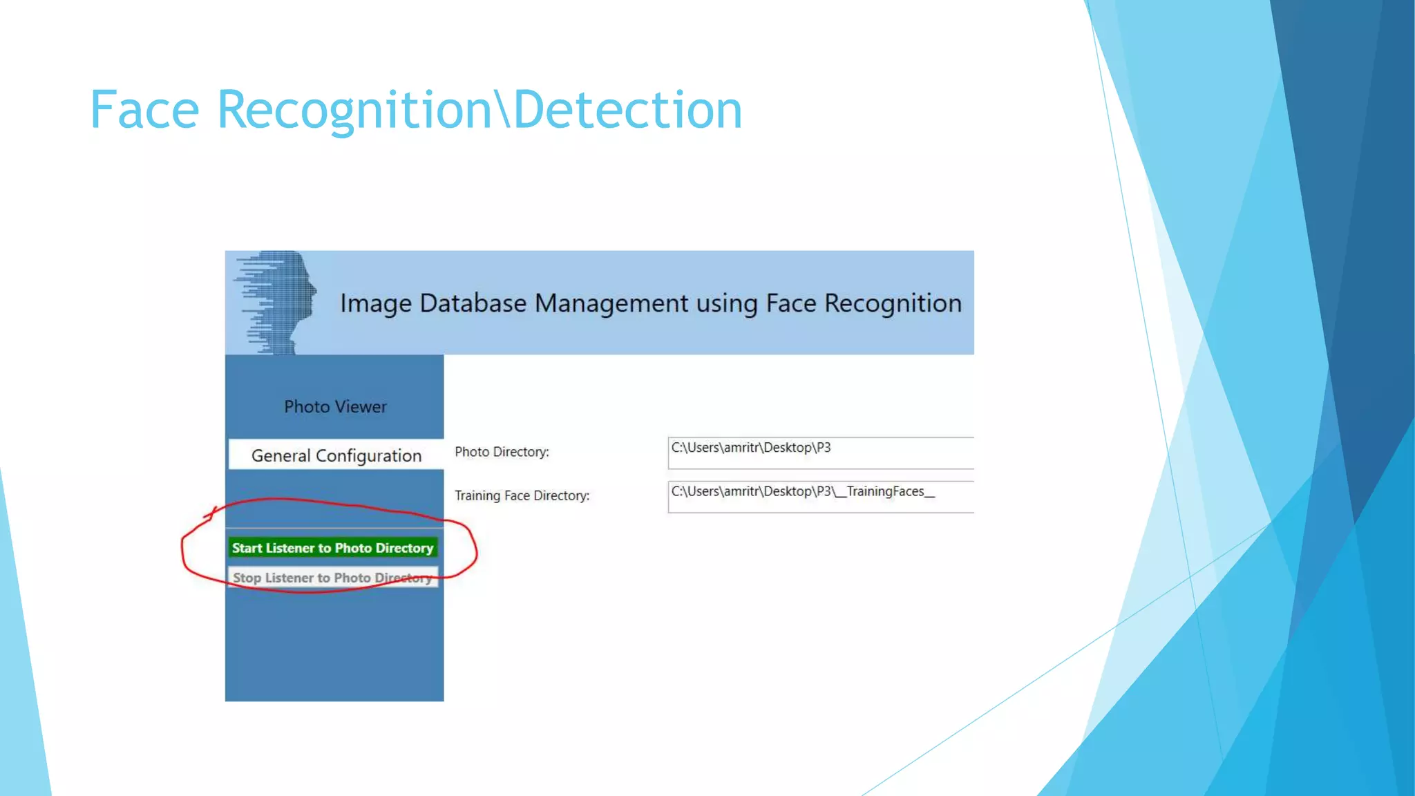 Face RecognitionDetection
 