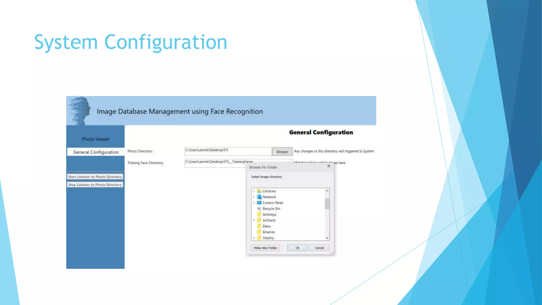 System Configuration
 