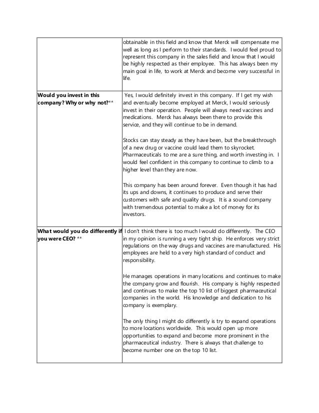 Merck company essay 04 image