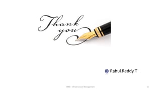 Rahul Reddy T
MBA - Infrastructure Management 22
 