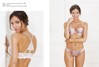 23300	 Conjunto preformado puntilla Lurex / $ 399
Página siguiente
23166	 Conjunto preformado satin estampado / $ 399
 