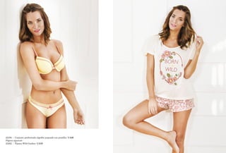 22358 	 Conjunto preformado algodón jaspeado con puntilla / $ 349
Página siguiente
23262	 Pijama Wild Garden / $ 519
 