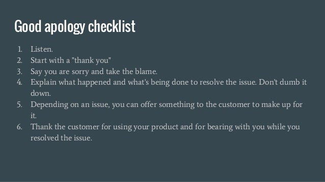 How To Professionally Apologize To A Customer Customer support: How to apologize to a customer
