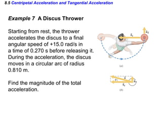 Speed Discus Chapter 8 university physics ritational kinematics | PDF
