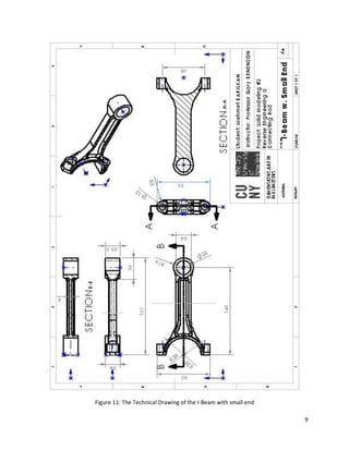 9
Figure 11: The Technical Drawing of the I-Beam with small end
 