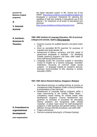 CV for LinkedIn15 | DOCX