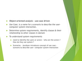 Object Oriented Analysis and Design - OOAD | PPTX