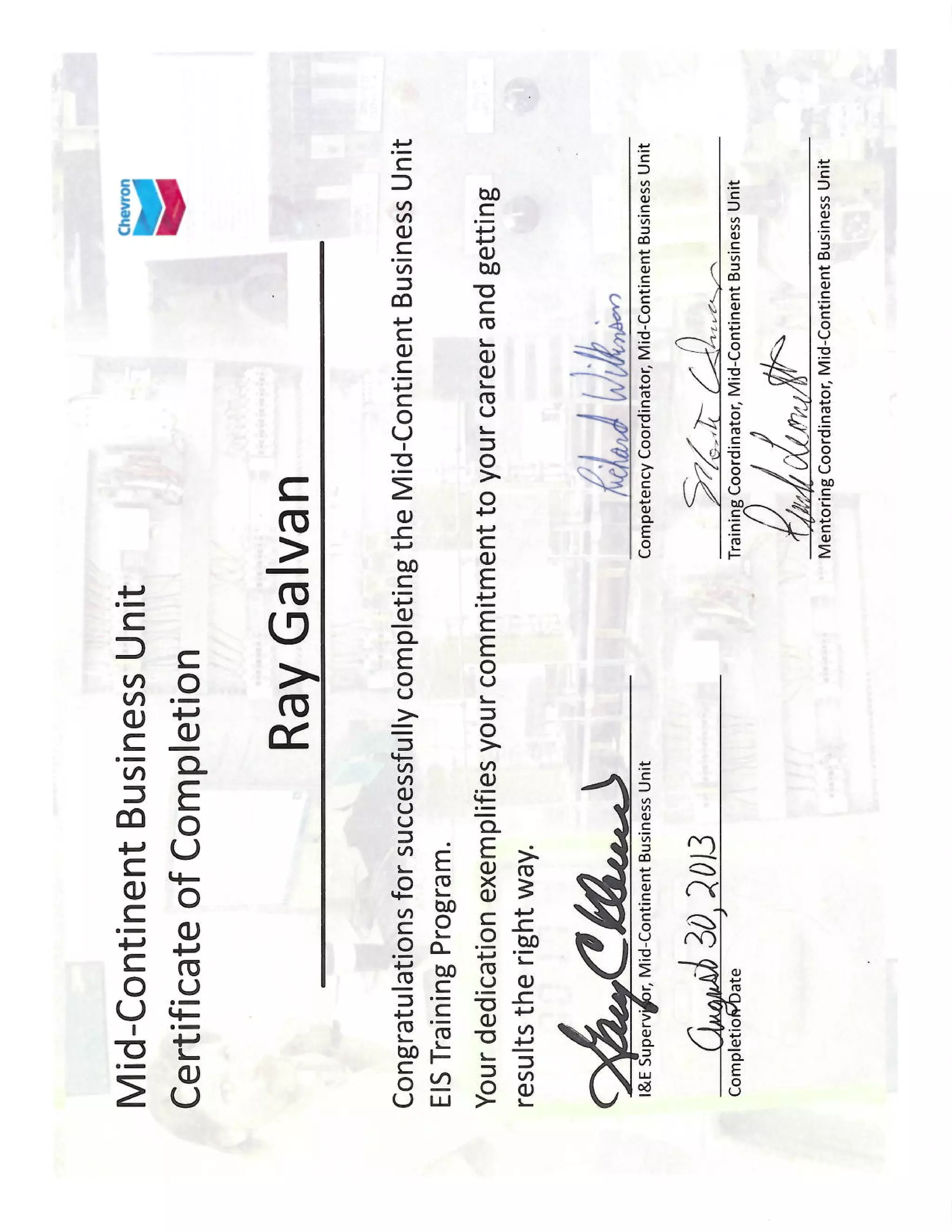 EIS Certificate | PDF