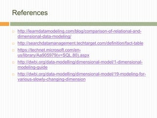 Sql Dimensional Models Introduction to Dimesional Modelling | PPTX