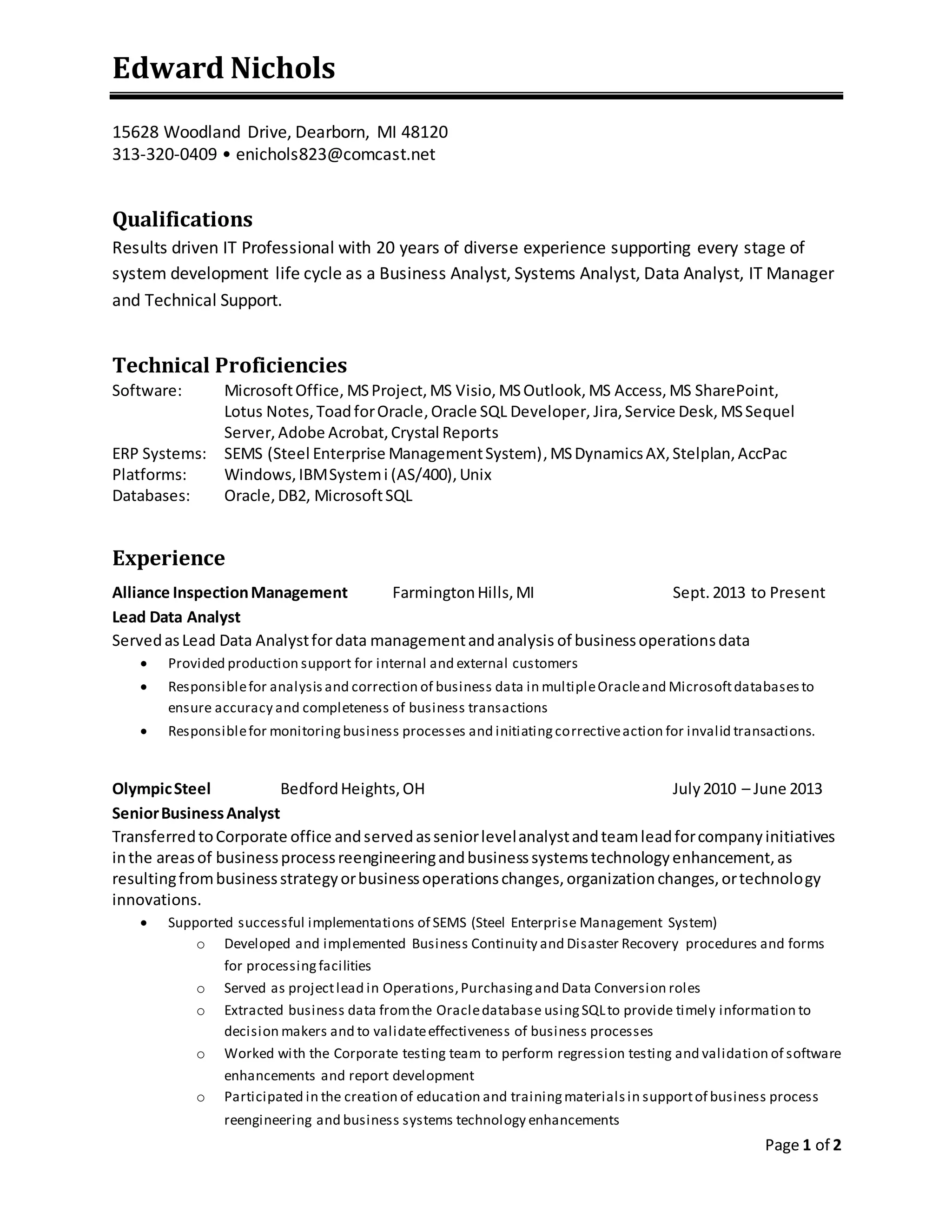 Edward nichols 2017 resume pdf