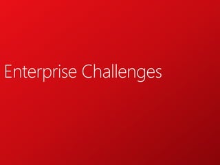 Enterprise Challenges
 