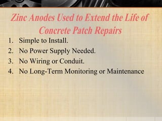 1. Simple to Install.
2. No Power Supply Needed.
3. No Wiring or Conduit.
4. No Long-Term Monitoring or Maintenance
 