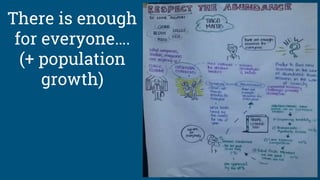 There is enough
for everyone….
(+ population
growth)
 