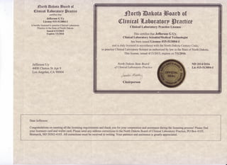 North Dakota License