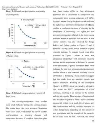 Prediction of wax Deposition Risk of Malaysian Crude... | PDF